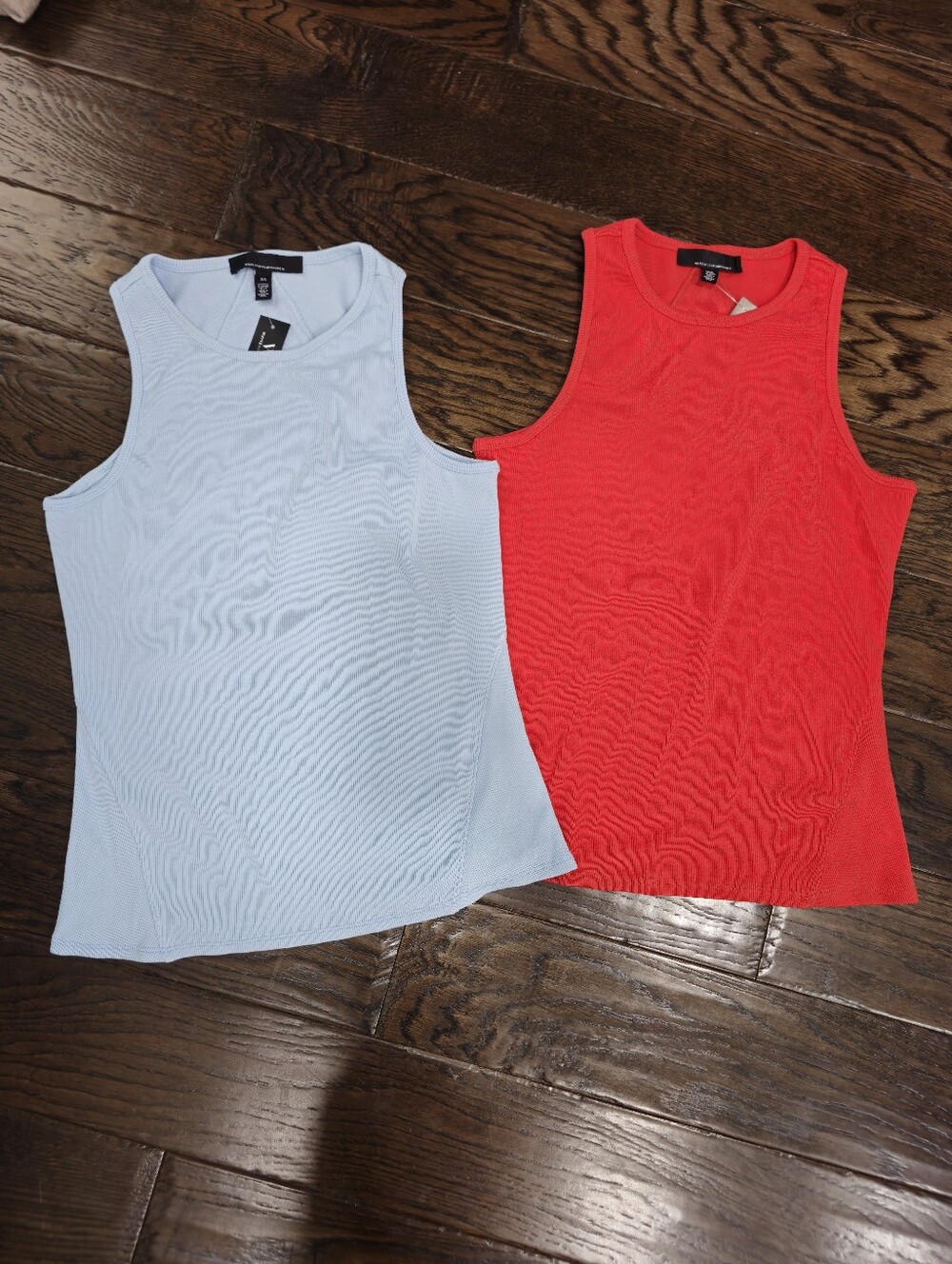 New! White House Black Market Forme Racer Rib Tank | Size XS | Bundle Of 2